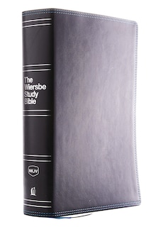 Front cover_NKJV, Wiersbe Study Bible, Leathersoft, Black, Red Letter, Comfort Print