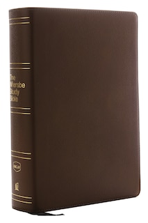 Front cover_NKJV, Wiersbe Study Bible, Genuine Leather, Brown, Red Letter, Comfort Print