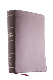 Front cover_The NKJV, Open Bible, Brown Leathersoft, Red Letter, Comfort Print