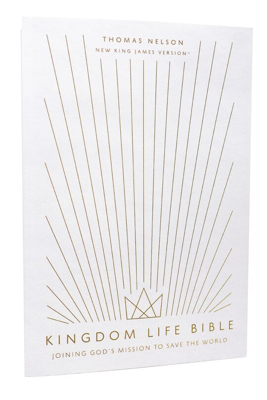 Front cover_Kingdom Life Bible: Joining God's Mission to Save the World (NKJV, Softcover, Red Letter, Comfort Print)