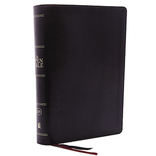 Couverture_The KJV Open Bible: Complete Reference System, Black Leathersoft, Red Letter, Comfort Print (Thumb Indexed): King James Version