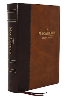 Couverture_Nkjv, Macarthur Study Bible, 2nd Edition, Leathersoft, Brown, Comfort Print