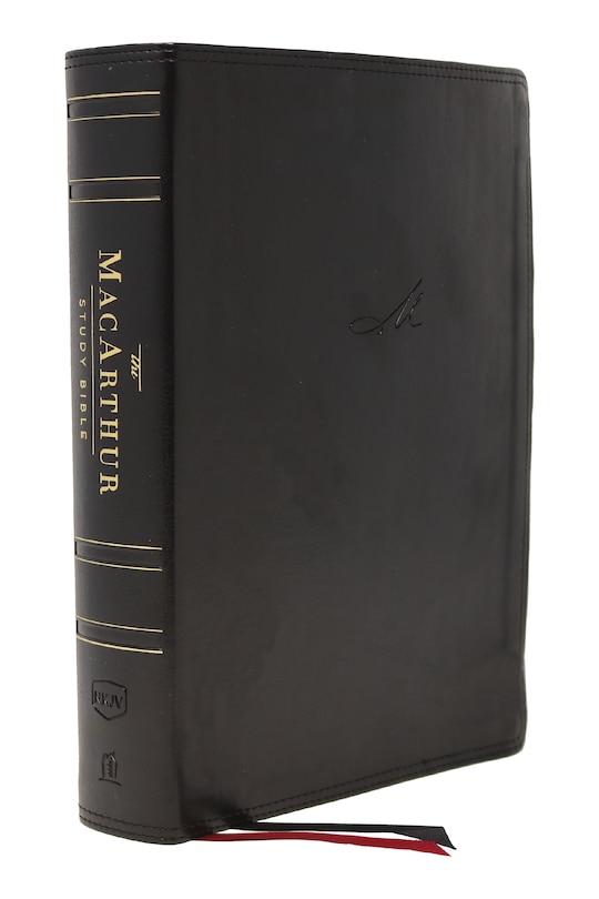 Front cover_Nkjv, Macarthur Study Bible, 2nd Edition, Leathersoft, Black, Comfort Print