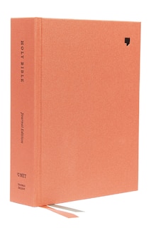 Front cover_Net Bible, Journal Edition, Cloth Over Board, Coral, Comfort Print