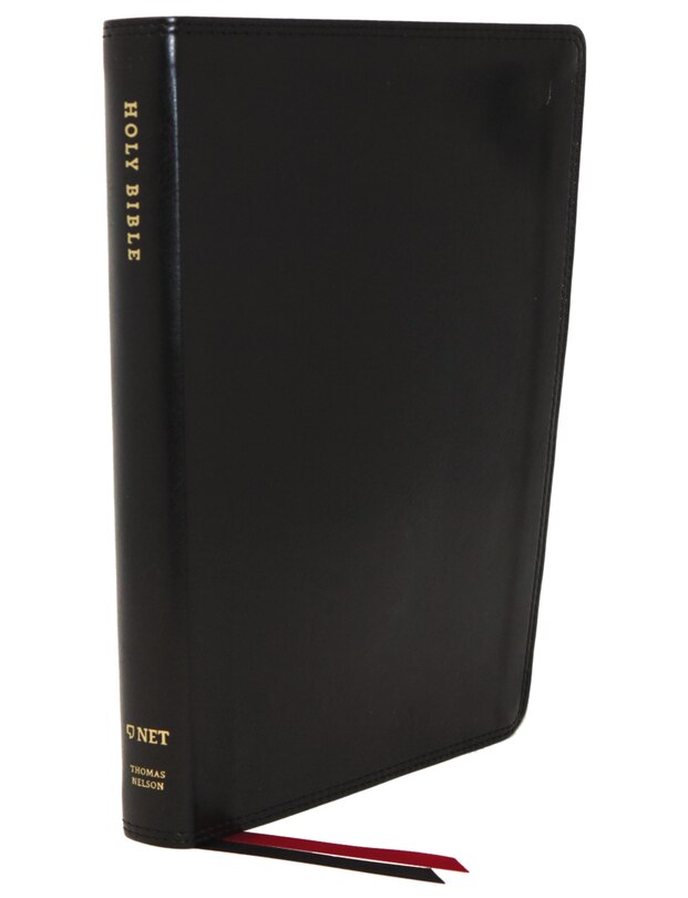 Couverture_Net Bible, Thinline, Leathersoft, Black, Thumb Indexed, Comfort Print