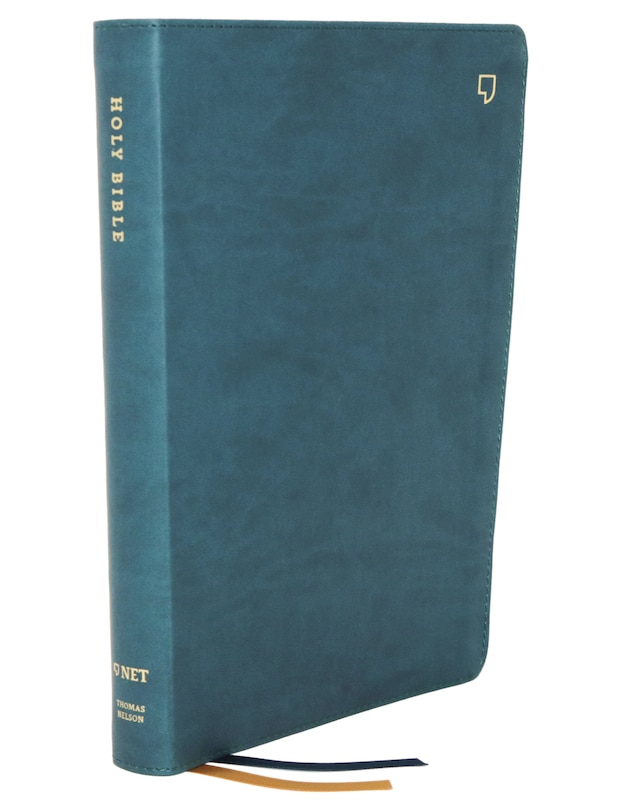 Front cover_Net Bible, Thinline, Leathersoft, Teal, Comfort Print