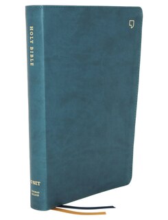 Couverture_Net Bible, Thinline, Leathersoft, Teal, Thumb Indexed, Comfort Print