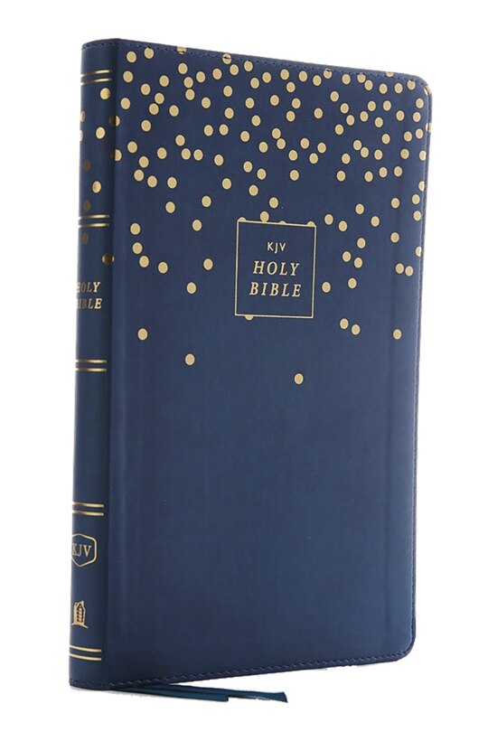 Couverture_KJV Holy Bible: Thinline Youth Edition, Blue Leathersoft, Red Letter, Comfort Print: King James Version