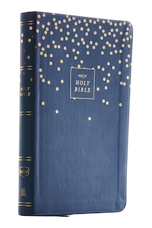 Front cover_Nkjv, Thinline Bible Youth Edition, Leathersoft, Blue, Red Letter, Comfort Print