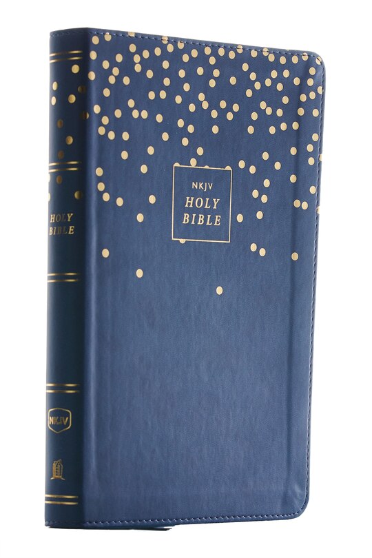 Nkjv, Thinline Bible Youth Edition, Leathersoft, Blue, Red Letter, Comfort Print: Holy Bible, New King James Version