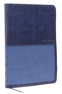 Front cover_KJV Holy Bible: Value Large Print Thinline, Blue Leathersoft, Red Letter, Comfort Print: King James Version