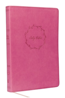 Couverture_KJV Holy Bible: Value Large Print Thinline, Pink Leathersoft, Red Letter, Comfort Print: King James Version
