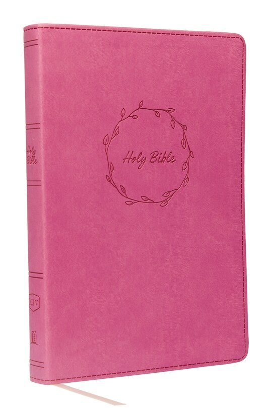 Couverture_KJV Holy Bible: Value Large Print Thinline, Pink Leathersoft, Red Letter, Comfort Print: King James Version
