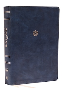 Front cover_NKJV, The Woman's Study Bible, Leathersoft, Blue, Red Letter, Full-Color Edition, Thumb Indexed
