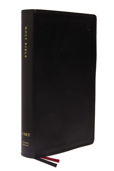 Front cover_Net Bible, Single-column Reference, Leathersoft, Black, Comfort Print