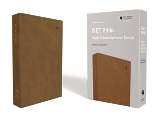 Front cover_Net Bible, Single-column Reference, Leathersoft, Brown, Comfort Print