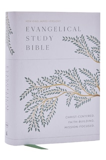 Couverture_Evangelical Study Bible: Christ-centered. Faith-building. Mission-focused. (NKJV, Hardcover, Red Letter, Large Comfort Print)