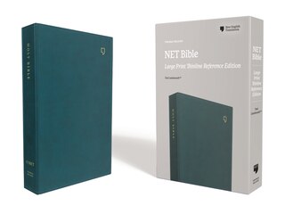 Front cover_Net Bible, Thinline Reference, Large Print, Leathersoft, Teal, Comfort Print