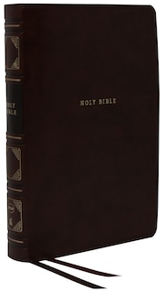 Front cover_Nkjv, Reference Bible, Classic Verse-by-verse, Center-column, Leathersoft, Black, Red Letter, Comfort Print