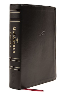 Couverture_Nasb, Macarthur Study Bible, 2nd Edition, Leathersoft, Black, Comfort Print