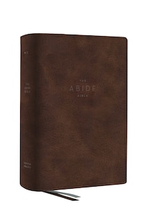 Couverture_Net, Abide Bible, Leathersoft, Brown, Comfort Print