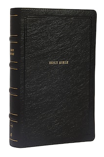 Couverture_Nkjv, End-of-verse Reference Bible, Personal Size Large Print, Leathersoft, Black, Red Letter, Comfort Print