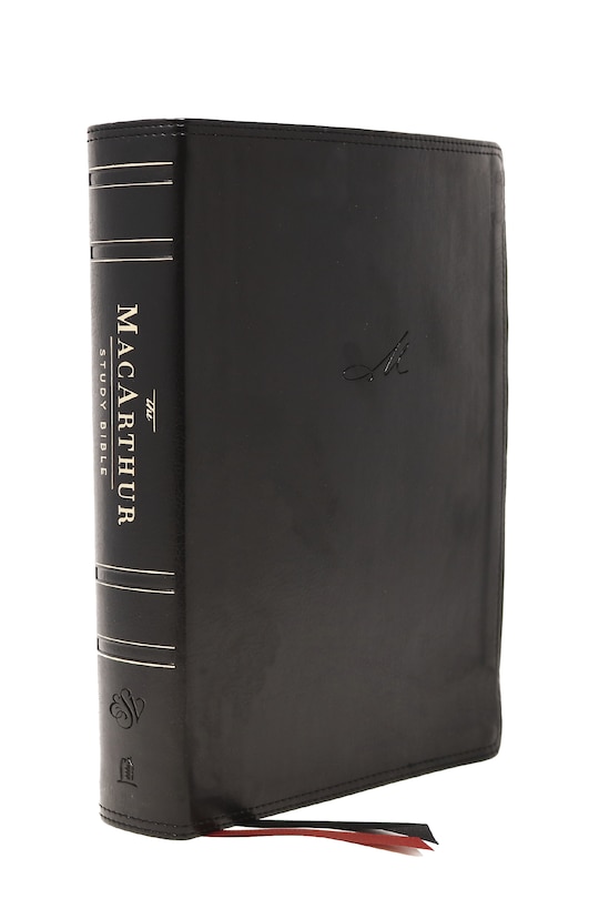 Front cover_Esv, Macarthur Study Bible, 2nd Edition, Leathersoft, Black