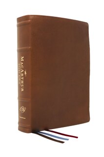 Front cover_Esv, Macarthur Study Bible, 2nd Edition, Premium Goatskin Leather, Brown, Premier Collection