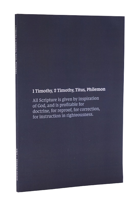 Front cover_Nkjv Bible Journal - 1-2 Timothy, Titus, Philemon, Paperback, Comfort Print