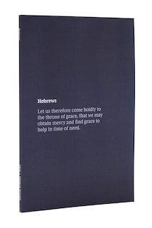 Front cover_Nkjv Bible Journal - Hebrews, Paperback, Comfort Print