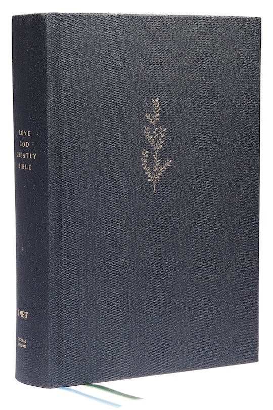 Front cover_Young Women Love God Greatly Bible: A SOAP Method Study Bible (NET, Blue Cloth-bound Hardcover, Comfort Print)