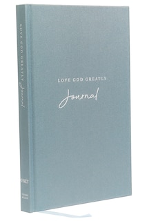 Front cover_Love God Greatly Journal: A SOAP Method Journal for Bible Study (Blue Cloth-bound Hardcover)