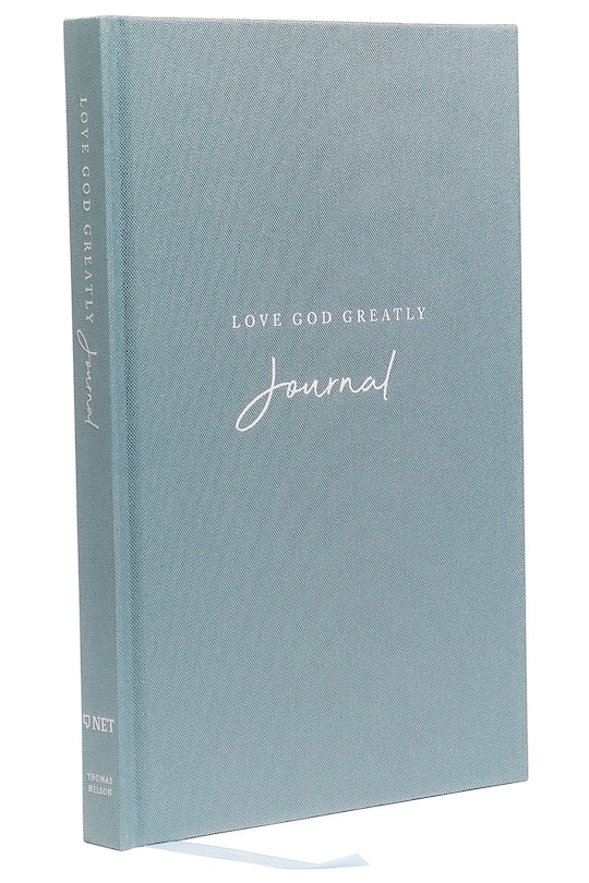 Front cover_Love God Greatly Journal: A SOAP Method Journal for Bible Study (Blue Cloth-bound Hardcover)