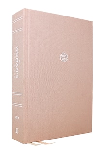 Front cover_Niv, The Woman's Study Bible, Cloth Over Board, Pink, Full-color, Red Letter, Thumb Indexed