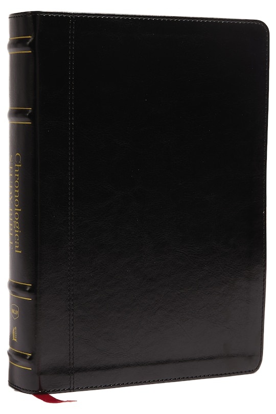Front cover_Nkjv, Chronological Study Bible, Leathersoft, Black, Comfort Print