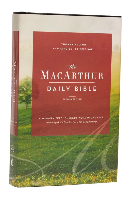 Front cover_The Nkjv, Macarthur Daily Bible, 2nd Edition, Hardcover, Comfort Print