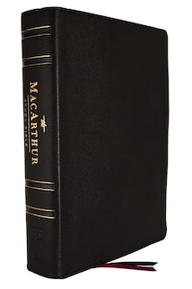 Front cover_Nkjv, Macarthur Study Bible, 2nd Edition, Genuine Leather, Black, Comfort Print