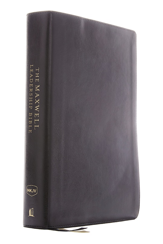 Couverture_Nkjv, Maxwell Leadership Bible, Third Edition, Compact, Leathersoft, Black, Comfort Print