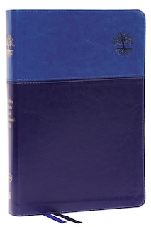 Couverture_Nkjv, Matthew Henry Daily Devotional Bible, Leathersoft, Blue, Red Letter, Comfort Print