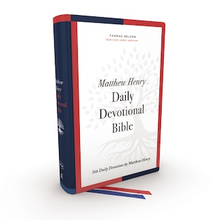 Couverture_Nkjv, Matthew Henry Daily Devotional Bible, Hardcover, Red Letter, Thumb Indexed, Comfort Print