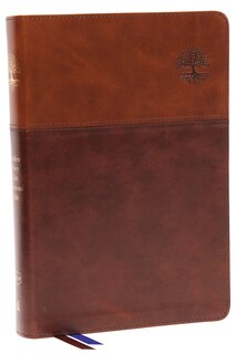 Front cover_Nkjv, Matthew Henry Daily Devotional Bible, Leathersoft, Brown, Red Letter, Comfort Print