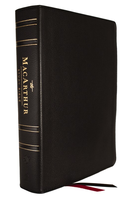 Front cover_Esv, Macarthur Study Bible, 2nd Edition, Genuine Leather, Black