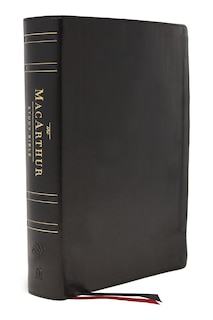 Front cover_Esv, Macarthur Study Bible, 2nd Edition, Genuine Leather, Black, Thumb Indexed