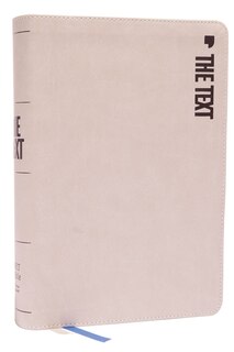 Front cover_The TEXT Bible: Uncover the message between God, humanity, and you (NET, Stone Leathersoft, Comfort Print)