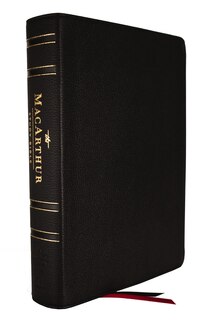 Front cover_Nasb, Macarthur Study Bible, 2nd Edition, Genuine Leather, Black, Comfort Print