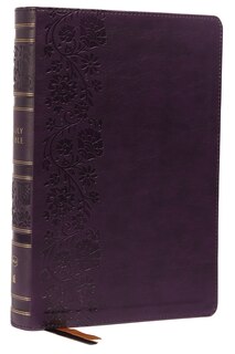 Front cover_Nkjv, Single-column Wide-margin Reference Bible, Leathersoft, Purple, Red Letter, Comfort Print