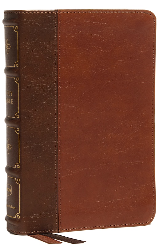 Couverture_Nkjv, Compact Bible, Maclaren Series, Leathersoft, Brown, Comfort Print