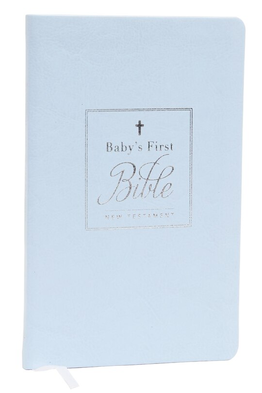Couverture_Kjv, Baby's First New Testament, Leathersoft, Blue, Red Letter, Comfort Print
