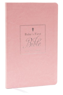 Front cover_Kjv, Baby's First New Testament, Leathersoft, Pink, Red Letter, Comfort Print