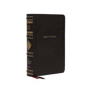 Front cover_Nkjv, Personal Size Reference Bible, Sovereign Collection, Leathersoft, Black, Red Letter, Comfort Print